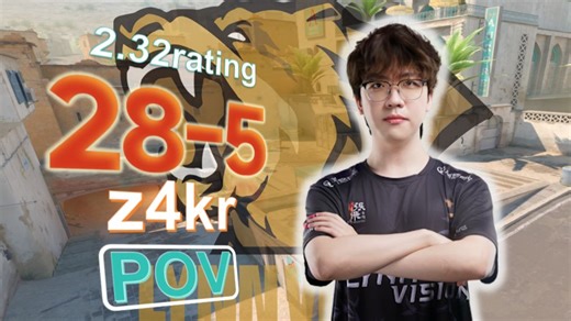 沙二的王！三叶28杀2.32rating！z4kr POV(28-5) 完美炙热沙城第一视角