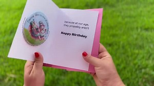 Funny Old Lady Dancing Birthday Card With Magnet: Humorous Grandma Gift - Etsy