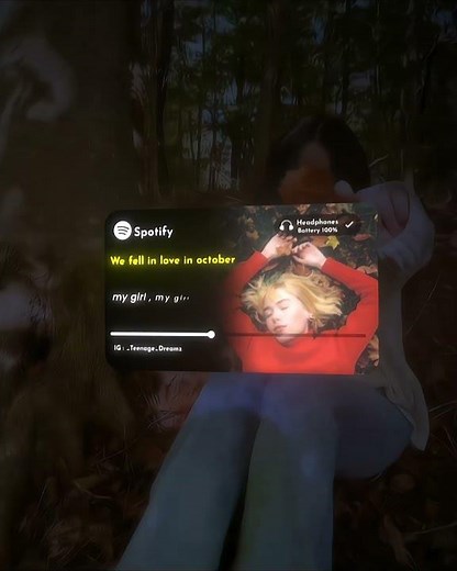 We fell in love in october Lyrical Edit || #girlinred #lyrics #viral