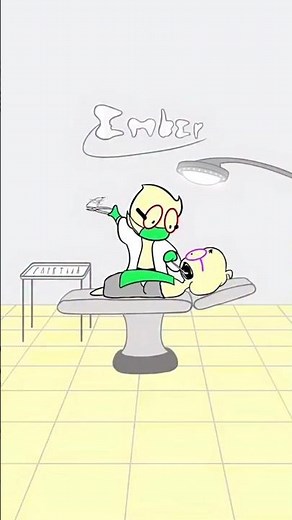 Expectation vs Reality: Dentist edition 💀 #comedy #animation #shorts #animations #memes