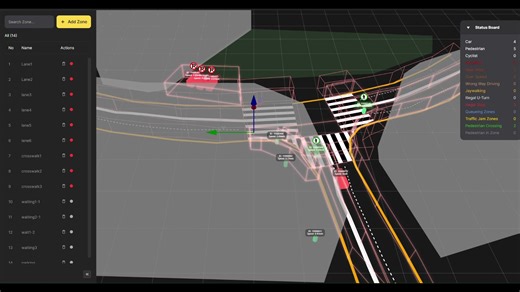 Seoul Robotics introduces QuickConnect, a new analytics tool that unlocks the full potential of 3D data. QuickConnect converts the output of SENSR, our patented 3D perception platform, into actionable events and generates statistics for ITS applications. The technology analyzes events, within designated zones, such as speeding, traffic jams, pedestrians jaywalking, near miss accidents and more. What does all this mean and how can it benefit cities and planners? This event information enables fas