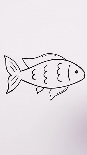 Fish Painting and Learning Colors for Kids