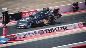 Ground-shaking rocket launch! 🚀 #SloMoSaturday powered by Goodyear • Austin Prock • John Force Racing | NHRA