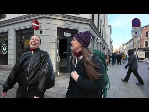 Oslo Spring Walk 4K | City Centre Stroll Norway 🇳🇴