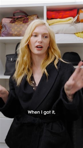 Vogue Runway on Instagram: "Front and center in @alexconsani's closet? “The Birk,” as she calls her black Hermès Birkin. “That was a big moment for me—when I got it, I was like, This is me making it." Tap the link in bio to watch Consani give Vogue a tour of her freshly unpacked closet. Director @ninaljeti Director of Photography @low_pez Editor @evan.allan Senior Producer @baity_dee Associate Producer @leadonenberg Associate Producer, On Set @mayahibbert_ Assistant Camera @kahdeemprosper Gaffer