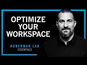 Optimizing Workspace for Productivity, Focus & Creativity | Huberman Lab Essentials