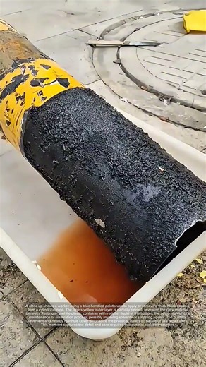 Pipe Maintenance Process | Removing Old Coating by Hand!