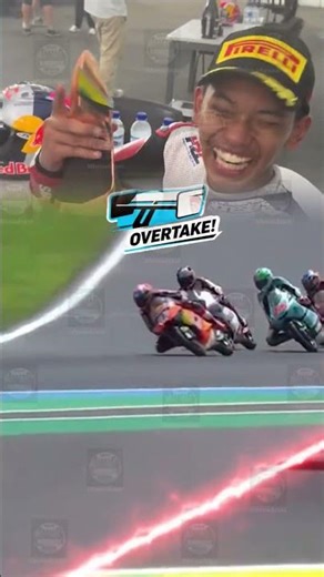 Dramatically overtaking Veda Pratama finishing 3rd in Moto3 Brazil 2026 #vedaegapratama #moto3