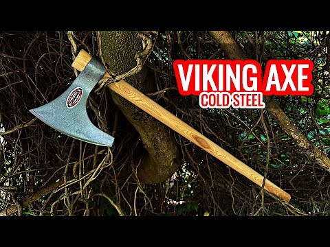 Cold Steel Viking Axe for axe throwing! First look & Specs #axethrowing #axe #vikings #review