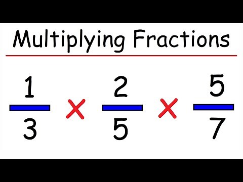 How to Multiply Three Fractions - Math