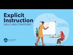 Explicit Instructions - Skills and Strategies