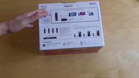 IOCELL NETDISK Hard Drive Enclosure Unboxing and Overview