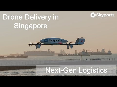 Next Gen Logistics: Drone cargo delivery in Singapore.