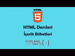 HTML Dersleri #4 - İçerik Etiketleri