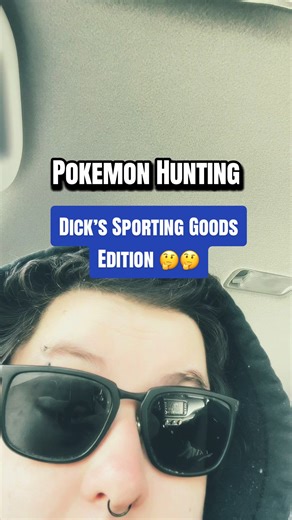 Pokemon Hunting Dick’s Sporting Goods edition. Wish me luck! 🍀🍀🍀