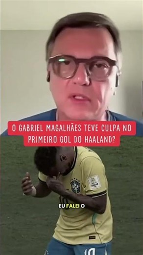 WAS GABRIEL MAGALHÃES AT FAULT FOR HAALAND'S FIRST GOAL?? #soccer #braziliannationalteam #haaland