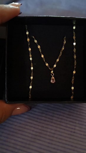 Cadena 55 cm 😍 Gota de agua 🩷 6691260025 | Heras Vts On Line