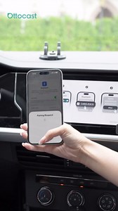 OTTOCAST Mini Pico Wireless CarPlay & Android Auto Adapter – WiFi 6 + Bluetooth 5.4, Plug & Play, Fast Auto-Reconnect, Ultra-Compact Design, Works with Factory Wired CarPlay Cars