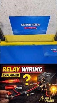 5-Pin Relay Wiring in 2 minutes