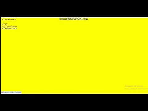 HTML/Java scripts to display CV, Institute website, and Tutorial website for a specific subject