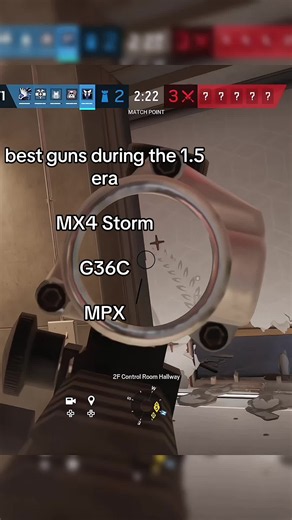 The Mx4 Storm, G36, and MPX are all strong weapons in Rainbow Six Siege when paired with the 1.5x scope because the optic gives you a great balance between close- and medium-range fights. The Mx4 Storm benefits from the 1.5x because its fast fire rate and manageable recoil make it excellent for quickly picking up headshots while still being effective at range. The G36 is also a great choice, as the 1.5x gives it extra magnification without making the gun feel too awkward in close quarters, allow