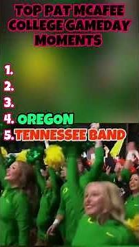 Pat Mcafee Top 5 College Gameday Moments