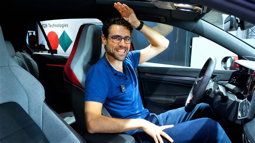 Sitting in this VW Golf GTI feels practical and comfortable