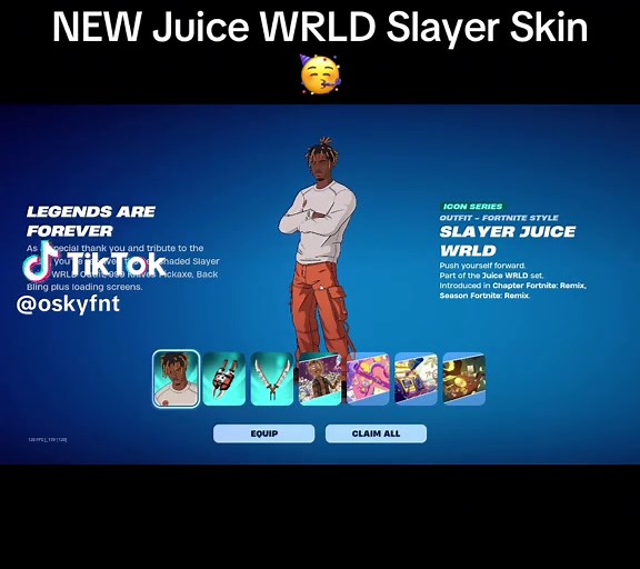 How to Get the Juice WRLD Slayer Skin in Fortnite