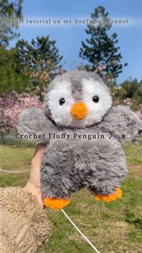 Crochet Penguin 🐧✨✨✨Easy & Cute Amigurumi 鉤針毛茸茸企鵝𐔌՞ ܸ.ˬ.ܸ՞𐦯 #crochet#鉤針