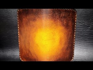 Dyeing a Leather Burst without Airbrush