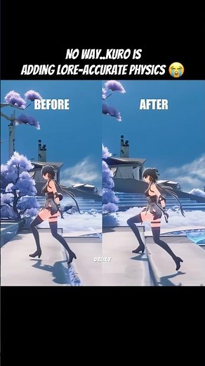 Lore-accurate physics update is here #wutheringwaves #wuwa #wuwacreator #wuwashorts #fyp #kurogames