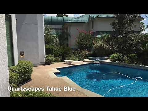 Toscano Pool Plaster - Quartzscapes Tahoe Blue