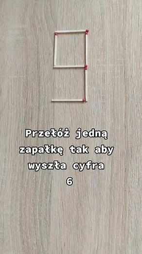 Creative Matchstick Art: Transforming 9 to 6