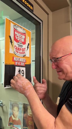 Camp Out Fir Hunger will be here before you know it. It’s mevwe too late to start collecting. | The Preston & Steve Show