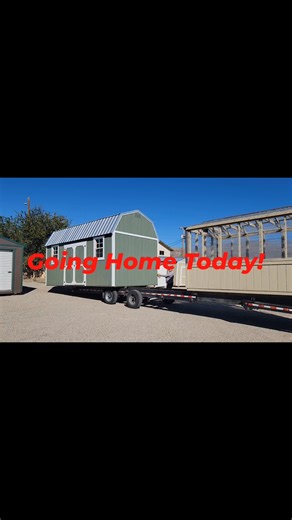 Delivering Happiness To Two Customers Today! Come Build Yours At Backyard Barns! 2222 North White Sands Boulevard - Alamogordo | Backyard Barns | Facebook