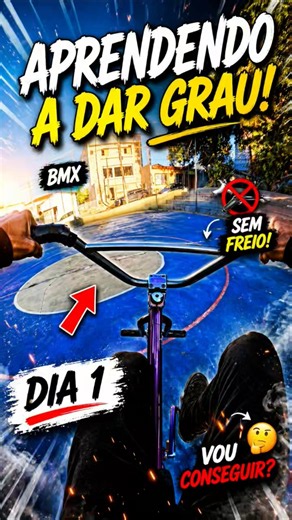 Bmx Wheelie Without Brakes? Is It Possible to Learn? Day 1 #bmx