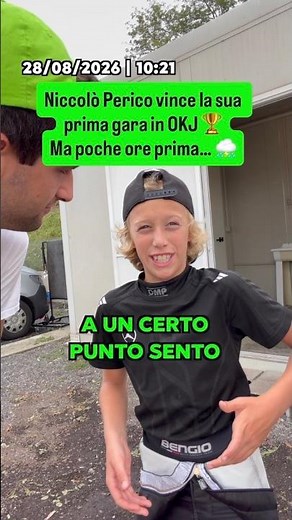 Prima la GRANDINE ⛈️ Poi la VITTORIA 🏆 La SEMPLICITÀ di NICCOLÒ PERICO!