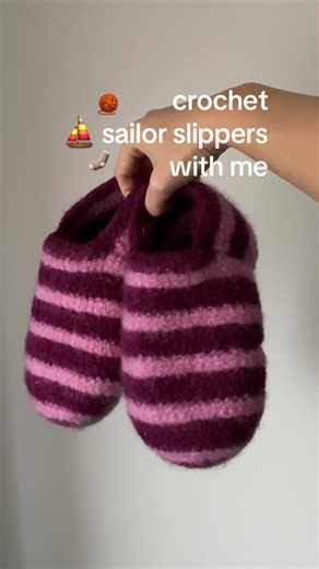 Crochet Sailor Slippers: A Beginner's Felting Pattern