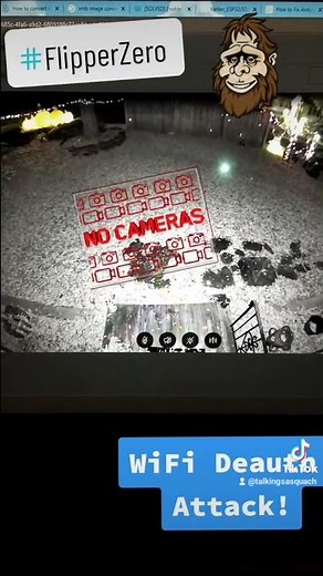 Disabling Ring Security Camera Using ESP32 Marauder on my Flipper Zero!! WiFi Deauth!