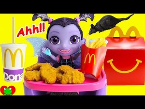 Vampirina Eats McDonald's Happy Meal