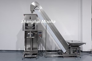 [Hot Item] Semi Automatic 25kg 50kg Fertilizer Bread Crumb Spice Grain Nuts Granule Weight Dispenser