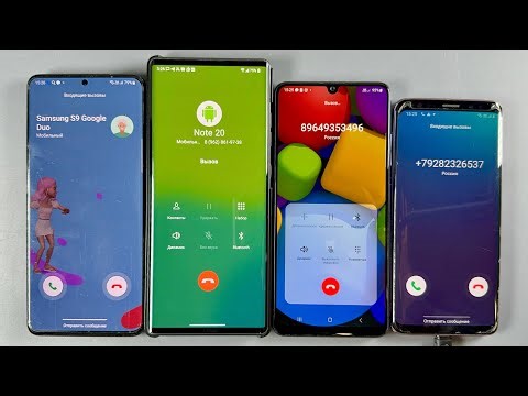 Incoming Calls LG Wing + Samsung Galaxy S20+ and Samsung Galaxy S9 + Samsung Galaxy A32