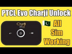 How to unlock ptcl charji evo cloud | Technical Ideas