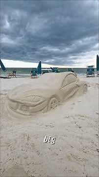 It cant be good if it's not done. #sand #sandsculpture #satisfying #sandcastle #beach