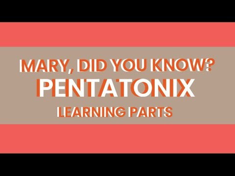 (LEARNING PARTS) Mary, Did You Know? (Pentatonix)