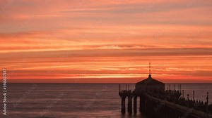 Manhattan Beach Pier Sunset