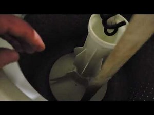 How to remove a stuck agitator from a whirlpool washing machine.