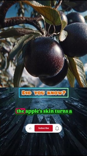 Black Diamond Apple Explained | The World’s Rarest Black Apple from Tibet #facts #shorts