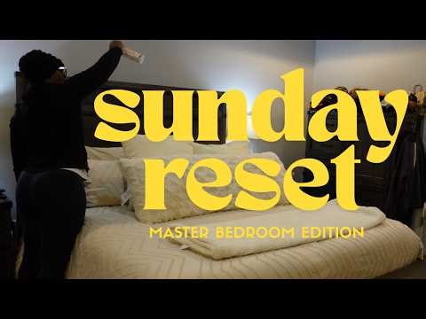 MASTER BEDROOM RESET | Realistic Clean With Me