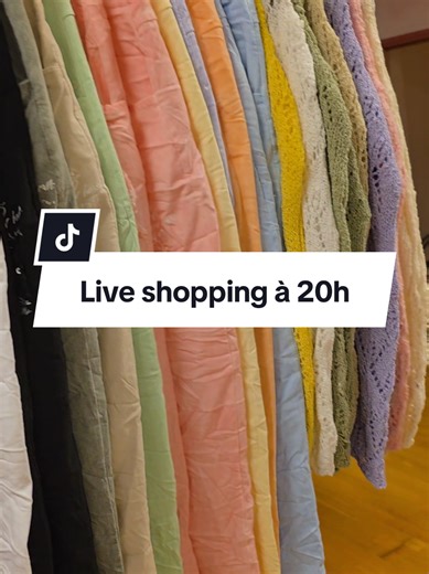 Live shopping ce mardi 17 mars à 20h, encore des pépites 🥰 #liveshopping #shopping #liveshop #nouvellecollection #vetementsfemmes
